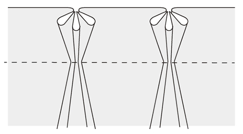 オーダーカーテン　プリーツカーテン 三つ山ヒダ オーダーカーテン プリーツカーテン 三つ山ヒダ カーテン